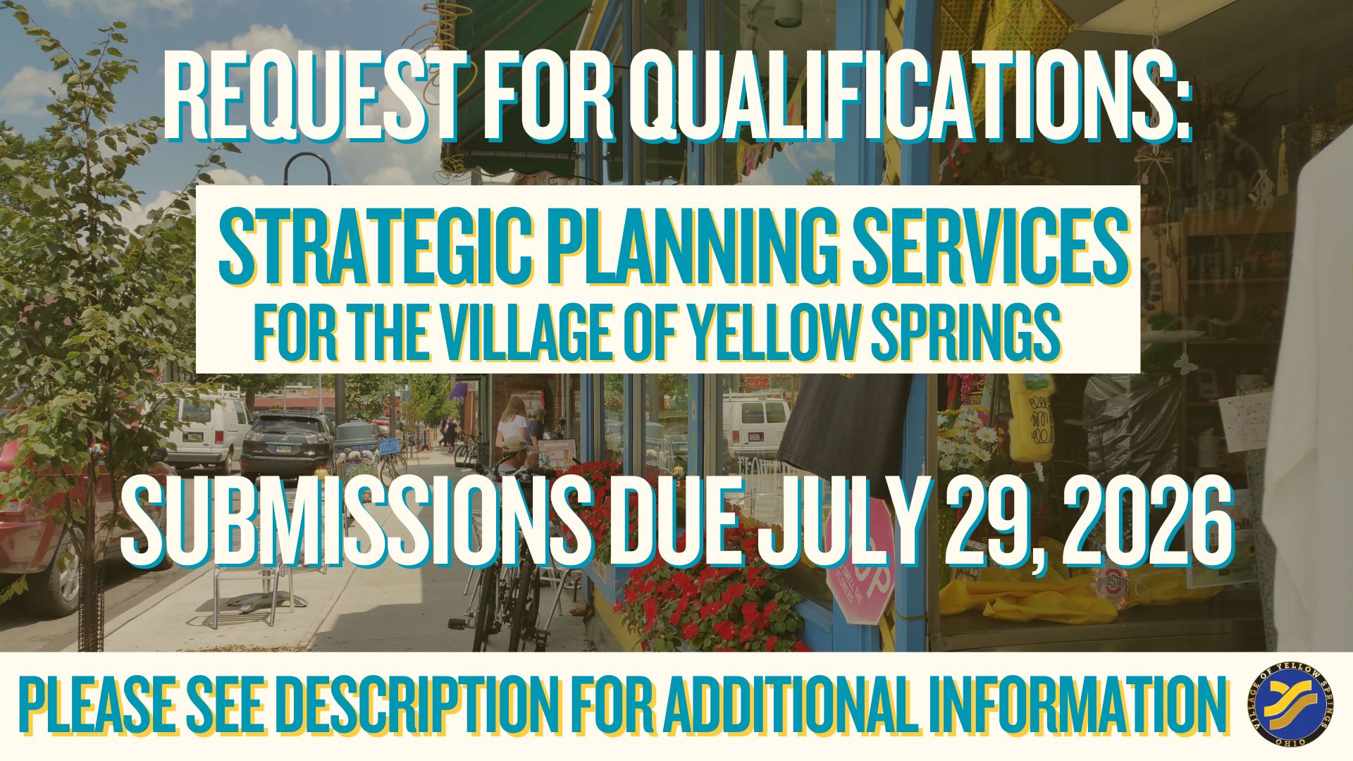 Request For Qualifications flier
